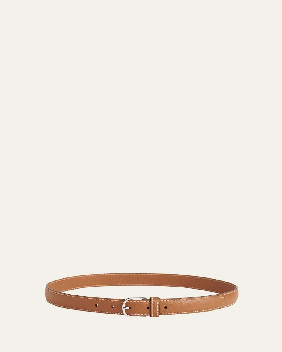 Slim Trouser Leather Belt